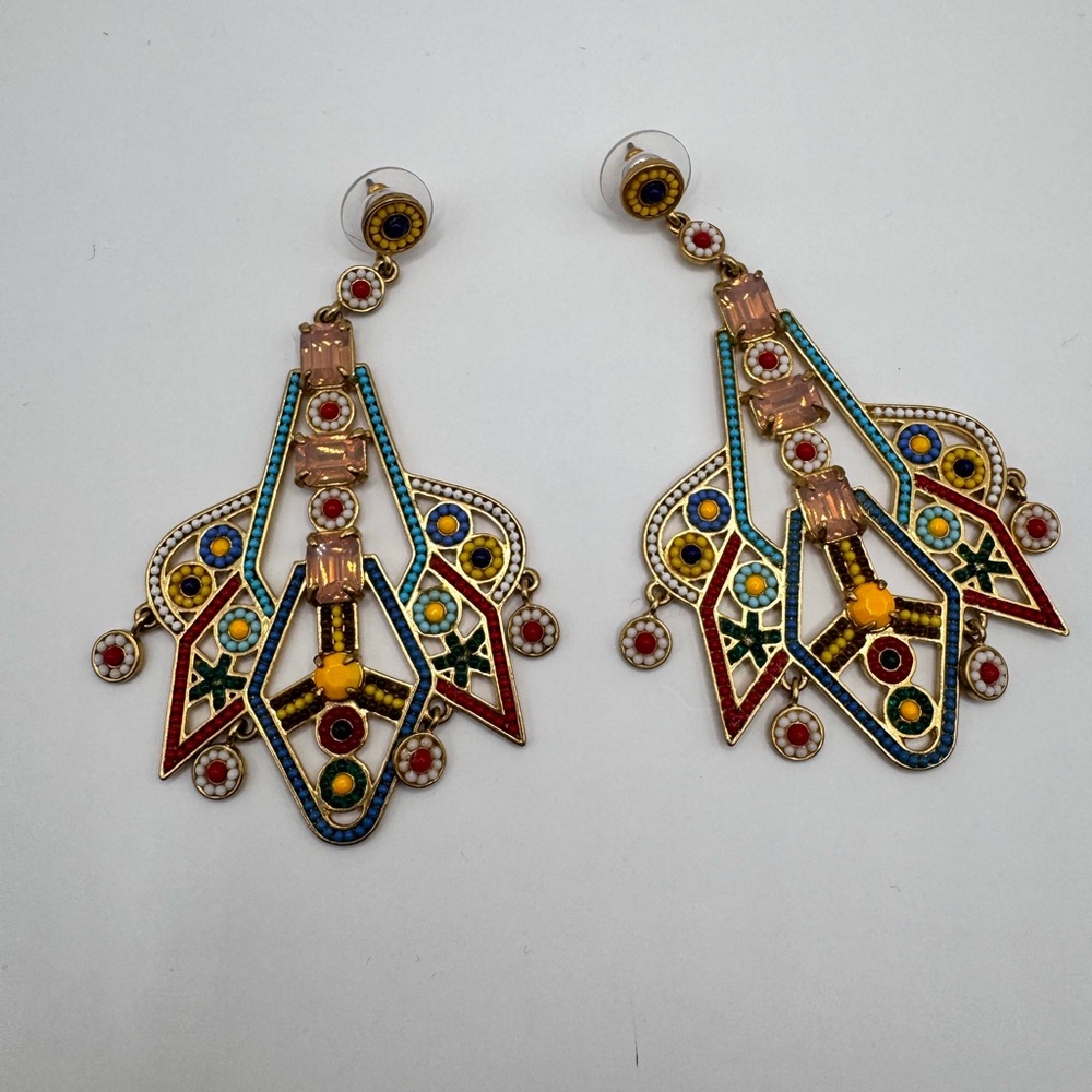 Colorful Geometric Earrings